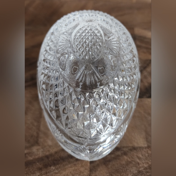 Vintage Fostoria Crystal Egg for Avon - Picture 3 of 8